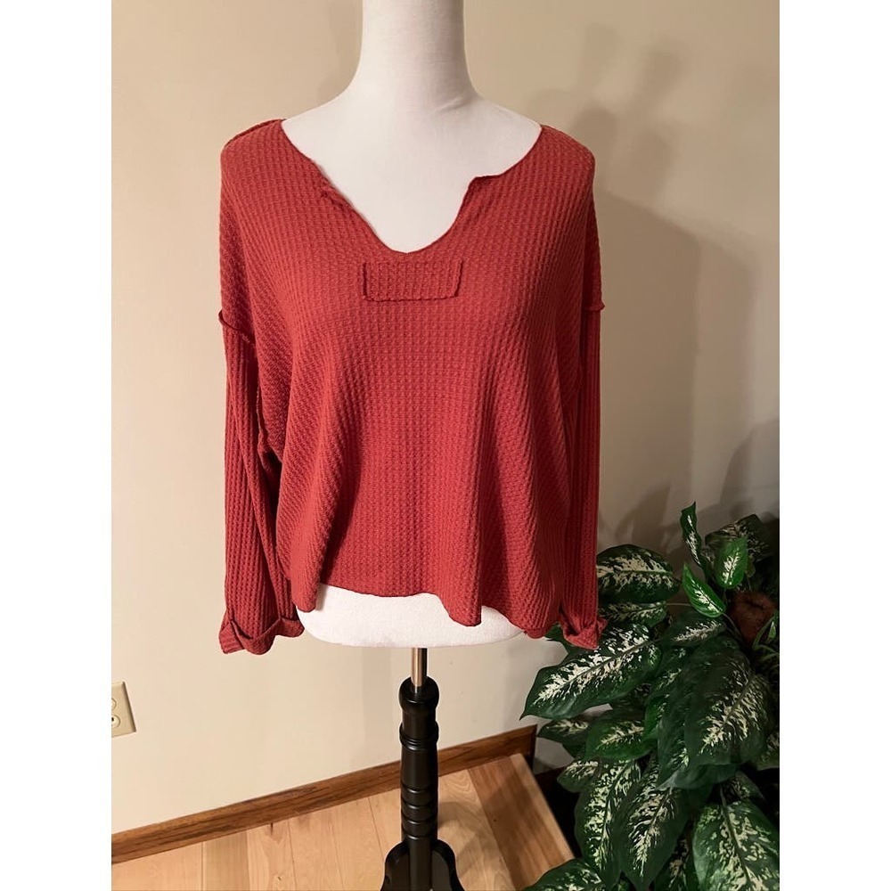 Altar'd State Coral Lightweight Sweater